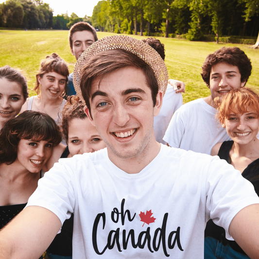 Purple LadyBug Decor shirts Unisex Oh CANADA - word T-Shirt