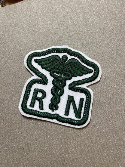  Medical Caduceus Embroidered Patch detail