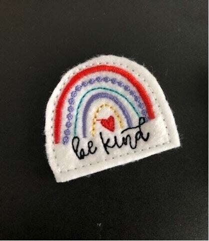 Felties Teacher School pencil hair bow accessories