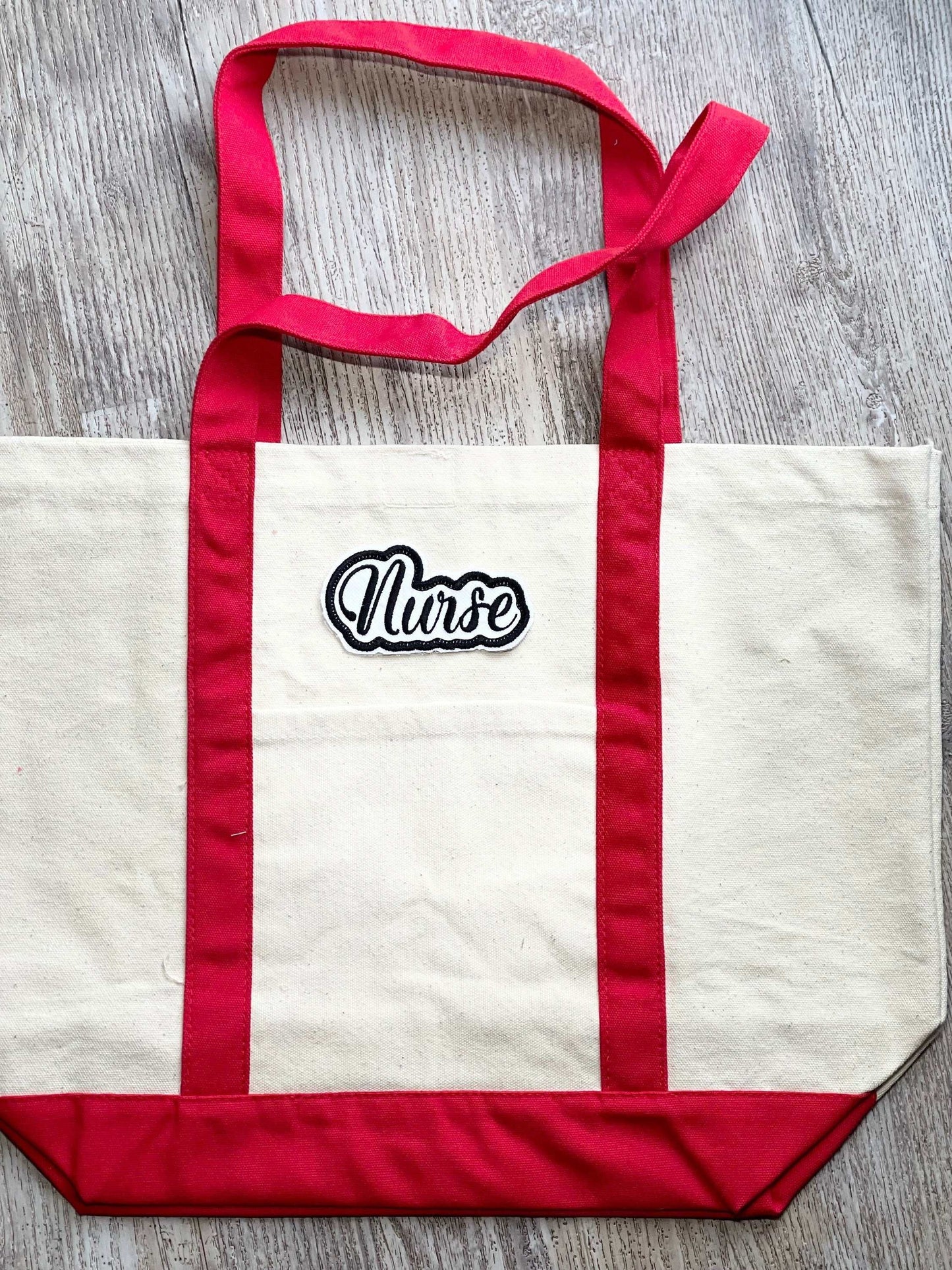 Custom embroidered nurse patch iron-on medical name tag for nurse graduates