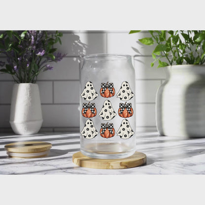 video of the halloween glass can