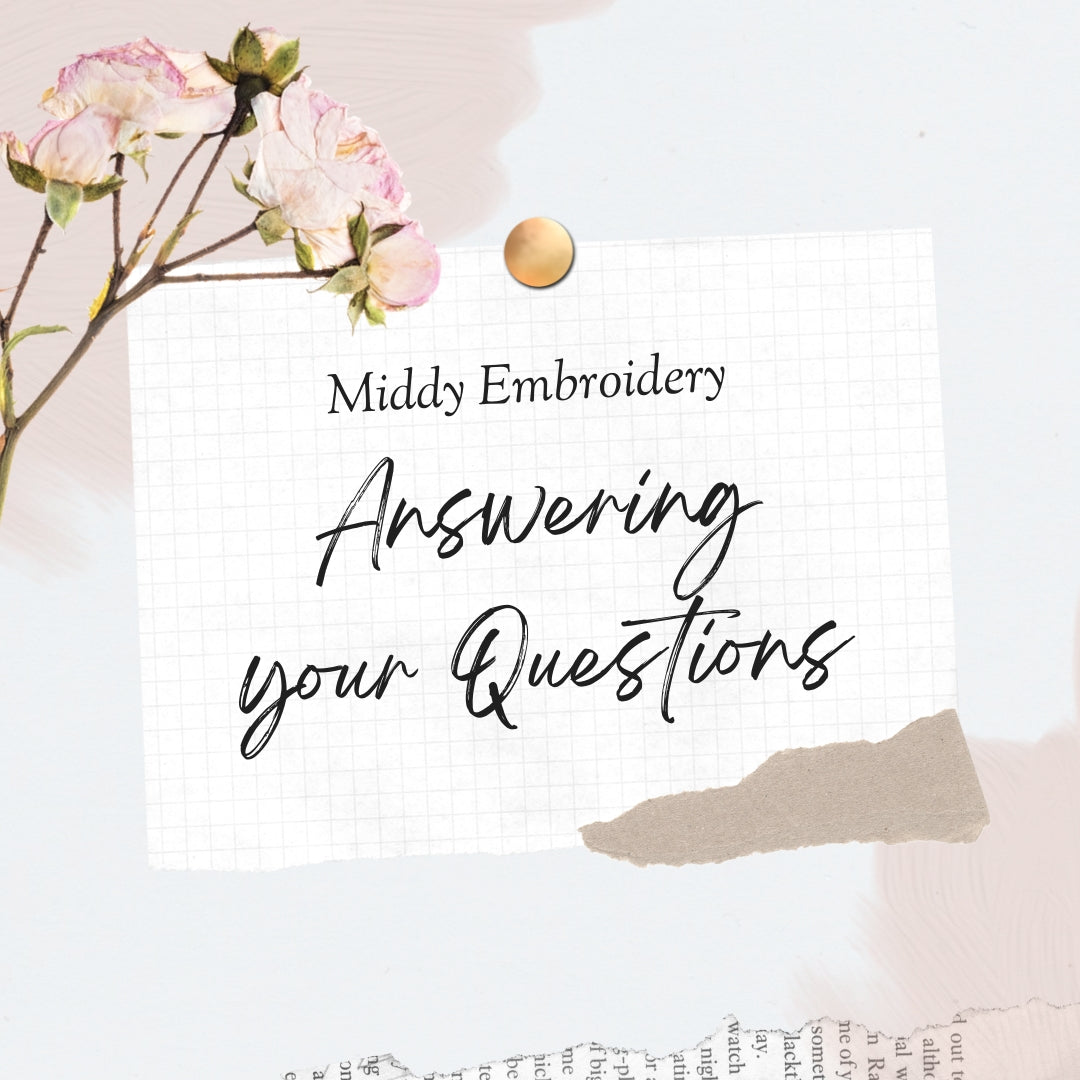Load video: all your questions answered from Middy Embroidery