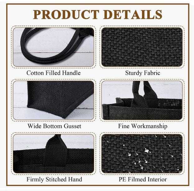 Bridesmaid Burlap Personalized Tote Bags for bridal party