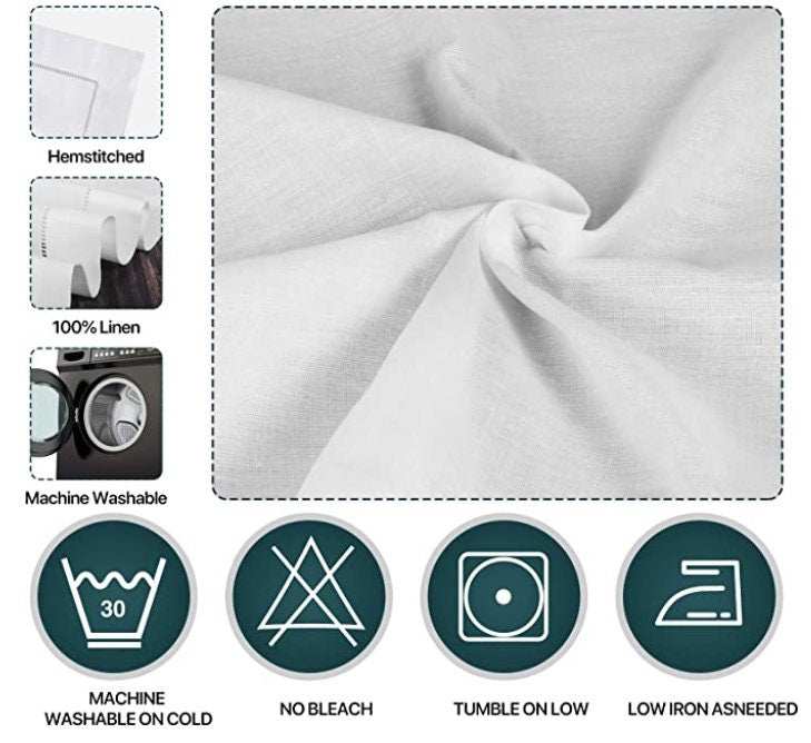 Reusable Linen Napkin Nature themed Botanical