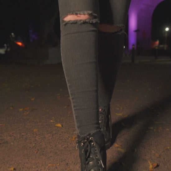 Video of the classic vintage t-shirt - Purple LadyBug Decor