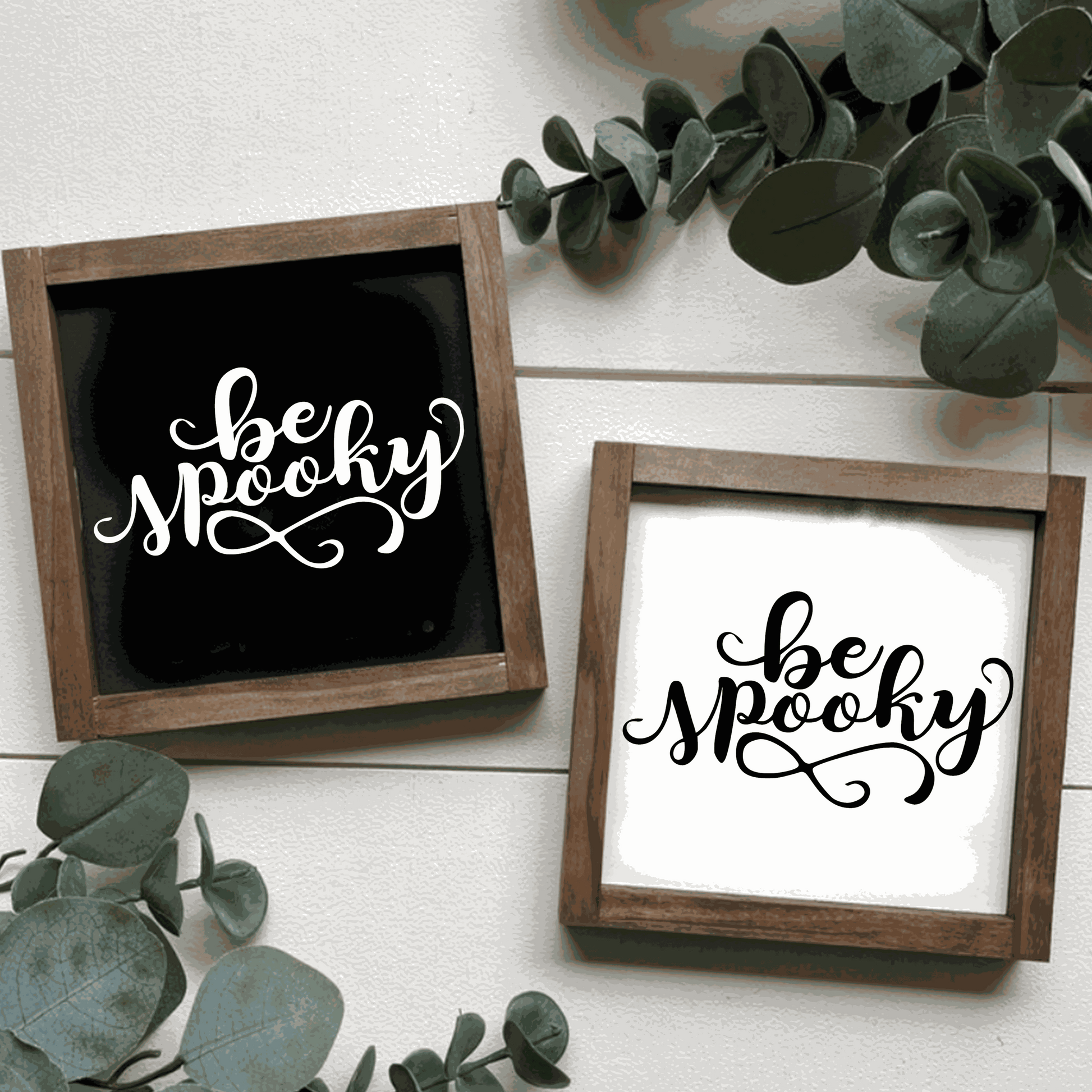 Purple LadyBug Decor Sign Be Spooky Handmade Sign | Inspirational Sign