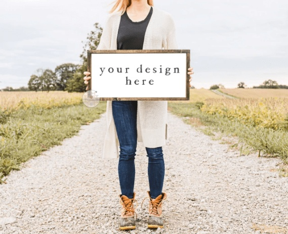 Purple LadyBug Decor Custom Sign with Frame