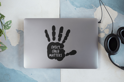 Purple LadyBug Decor Decal Every Child Matters Handprint Sticker