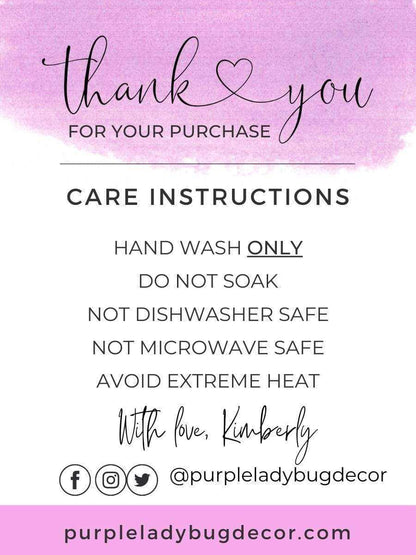 Purple LadyBug Decor Decal Jeepsy Soul Vinyl Decal