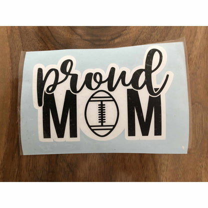Purple LadyBug Decor Decal Proud Sport Mom Sticker and Decal