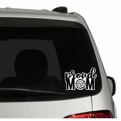 Purple LadyBug Decor Decal Proud Sport Mom Sticker and Decal