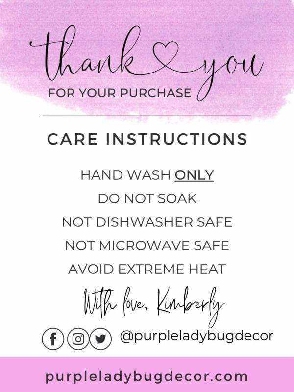 Purple LadyBug Decor Decal Sunflower Vinyl Monogram Decal