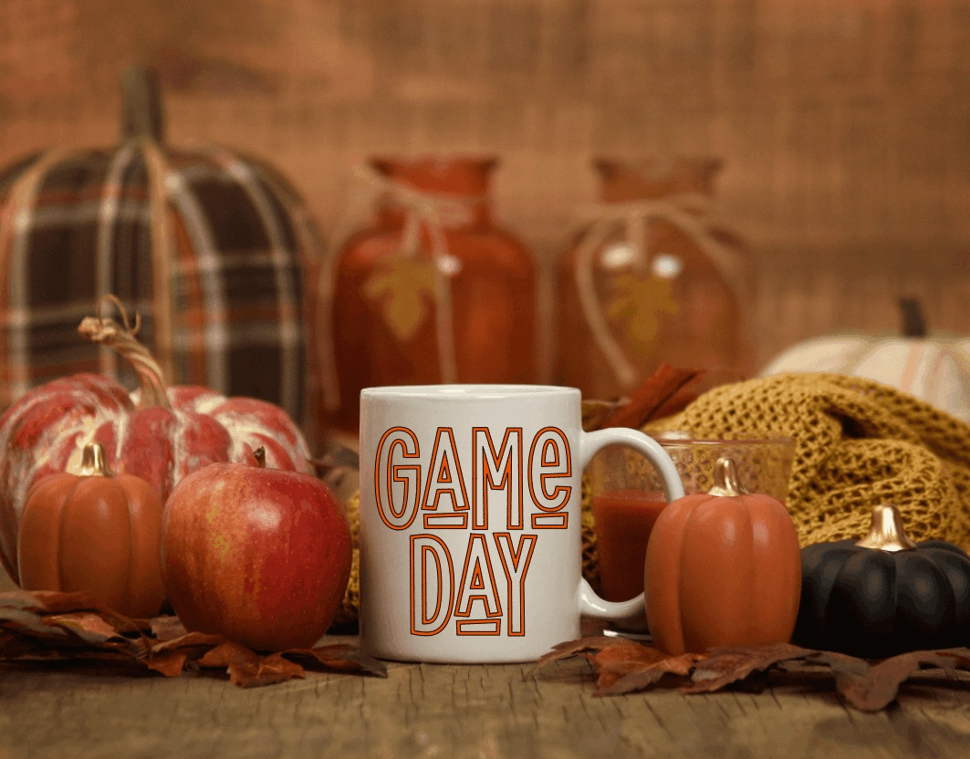 Purple LadyBug Decor Mug Game Day Ceramic Coffee Mug