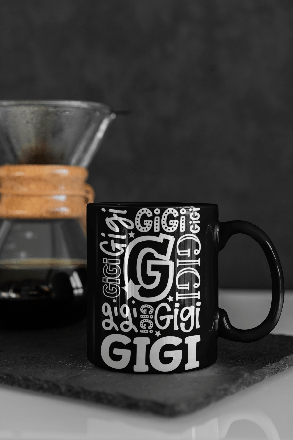 Purple LadyBug Decor Mug GIGI mug gift