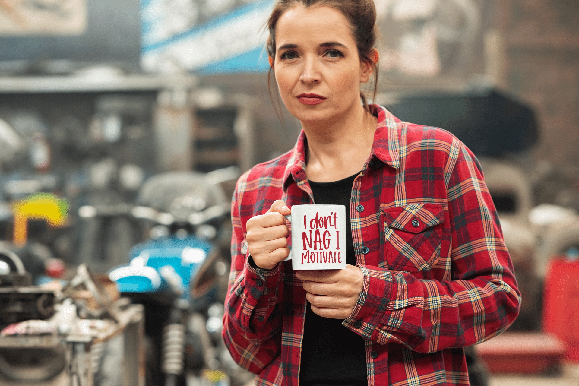 Purple LadyBug Decor Mug I Don Ceramic Mug