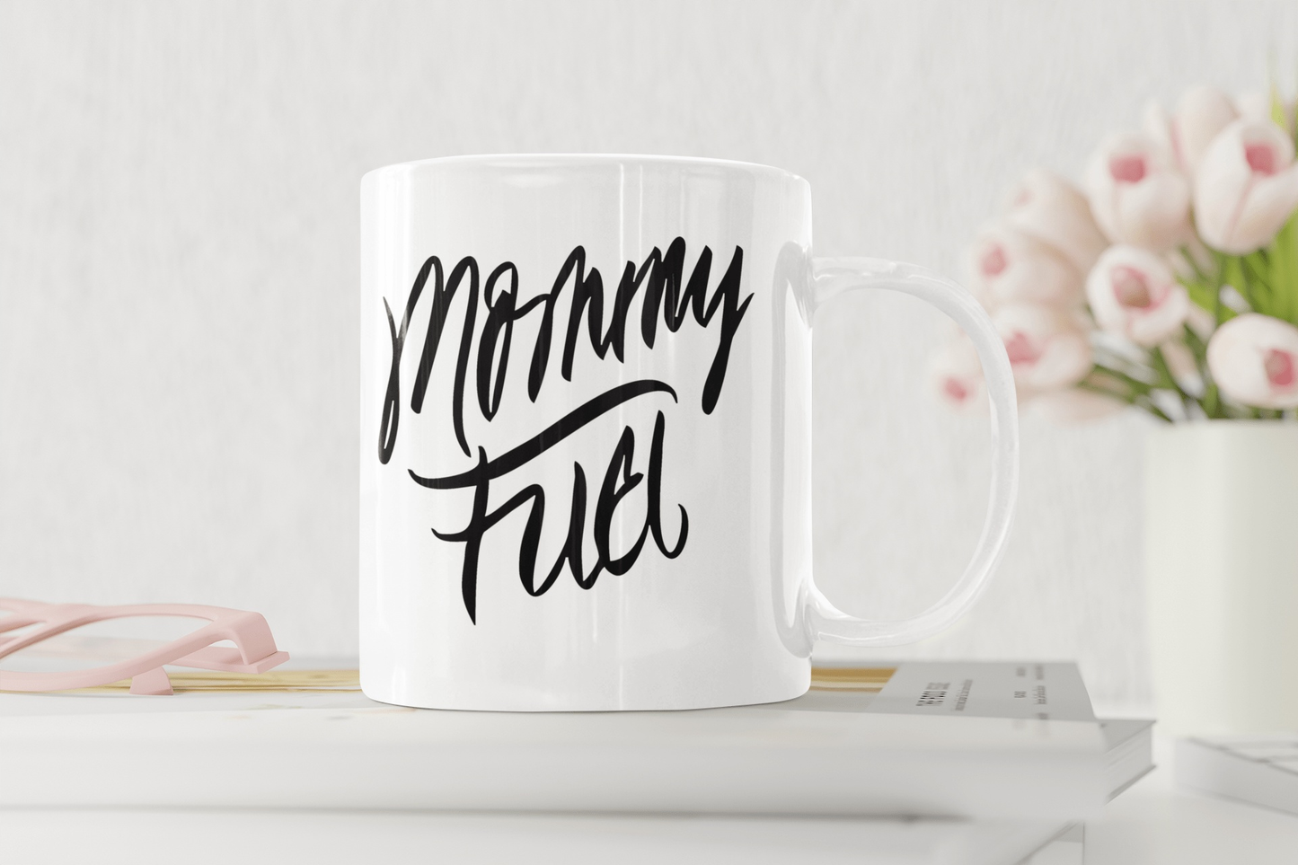 Purple LadyBug Decor Mug Mommy Fuel Coffee Mug