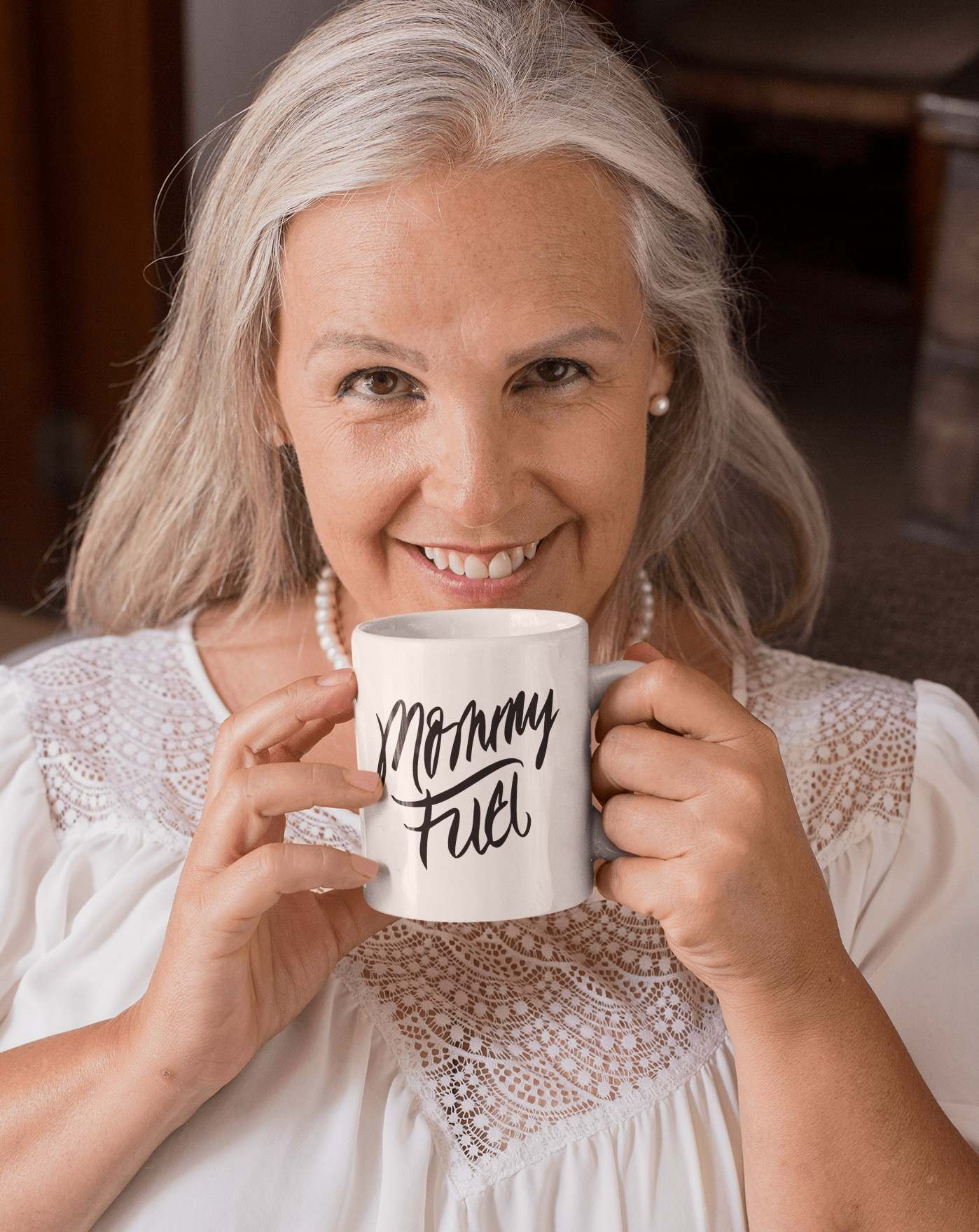 Purple LadyBug Decor Mug Mommy Fuel Coffee Mug