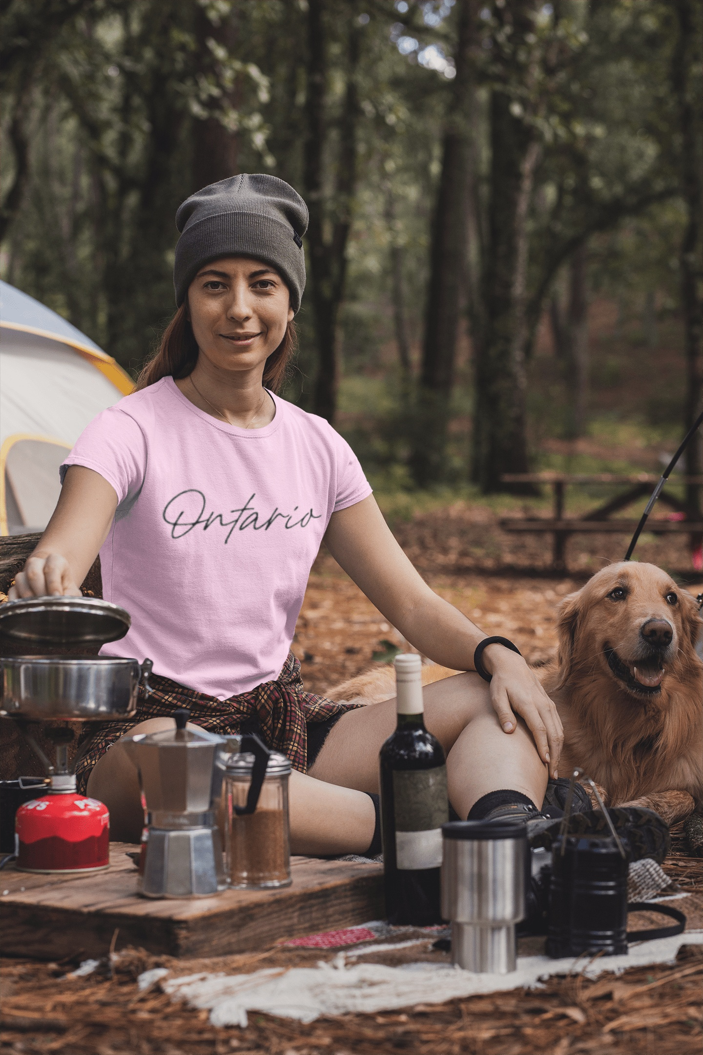 Purple LadyBug Decor Ontario T-Shirt