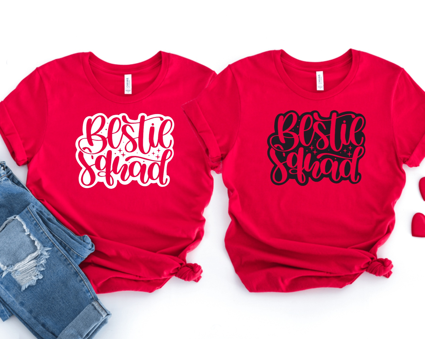 Purple LadyBug Decor shirts Bestie Squad Tee Shirt