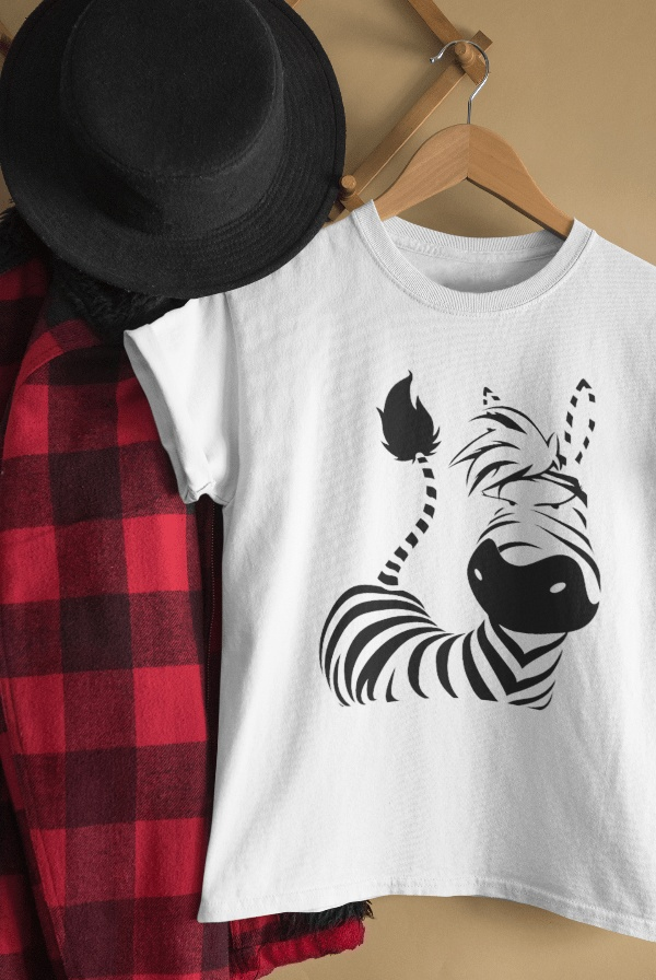 Purple LadyBug Decor shirts Cheeky Zebra T-shirt