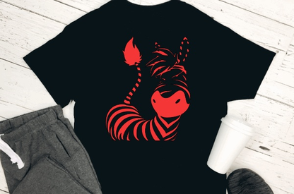 Purple LadyBug Decor shirts Cheeky Zebra T-shirt