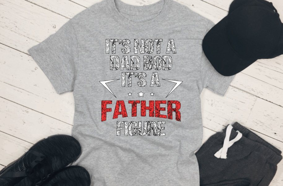 Purple LadyBug Decor shirts It's not a Dad Bod It's a Father Figure - Men's Shirt