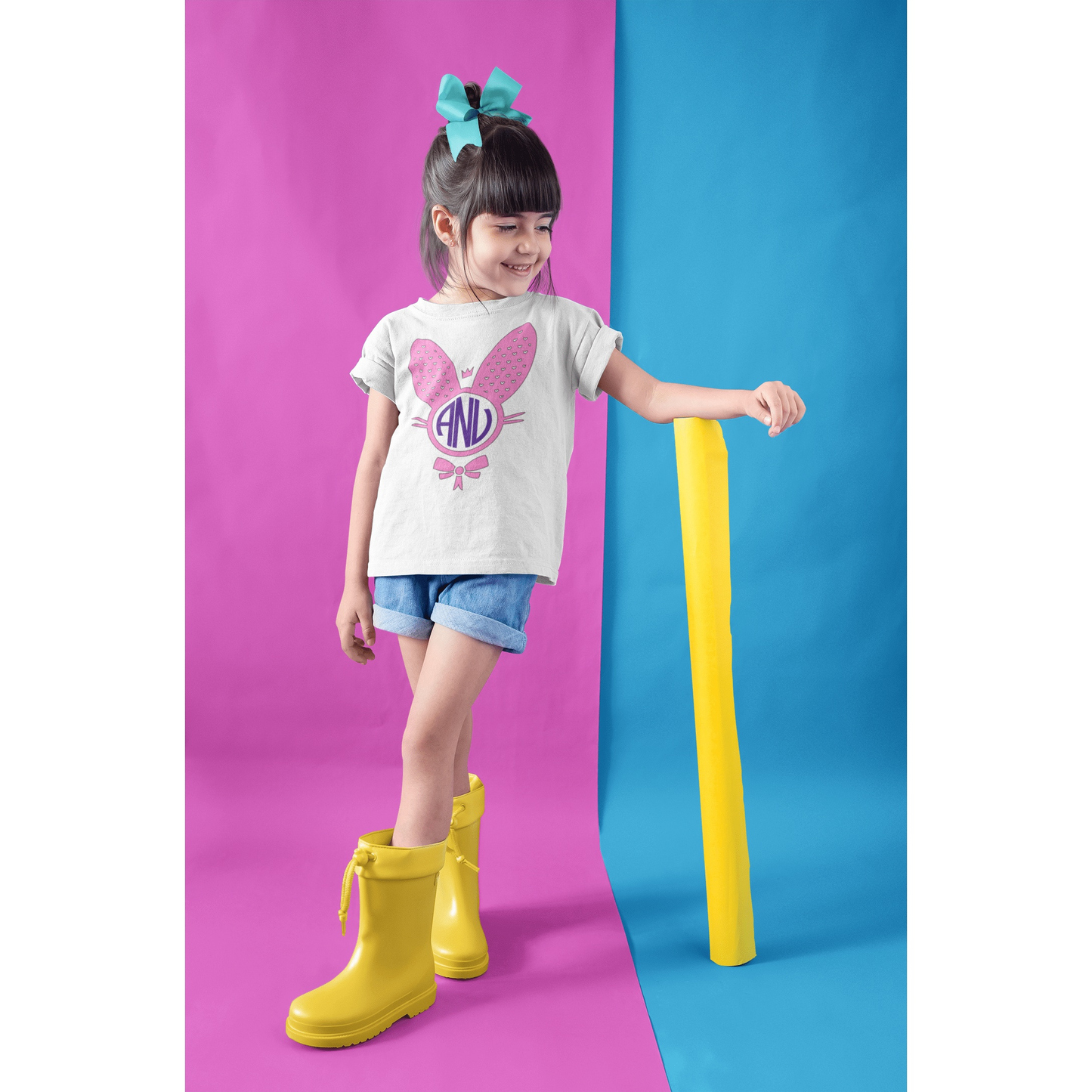 Purple LadyBug Decor shirts Personalized Easter Bunnie Shirt