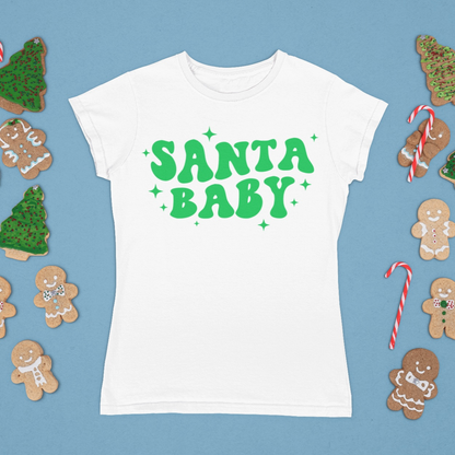 Purple LadyBug Decor shirts Santa Baby T-Shirt | Unisex Shirt