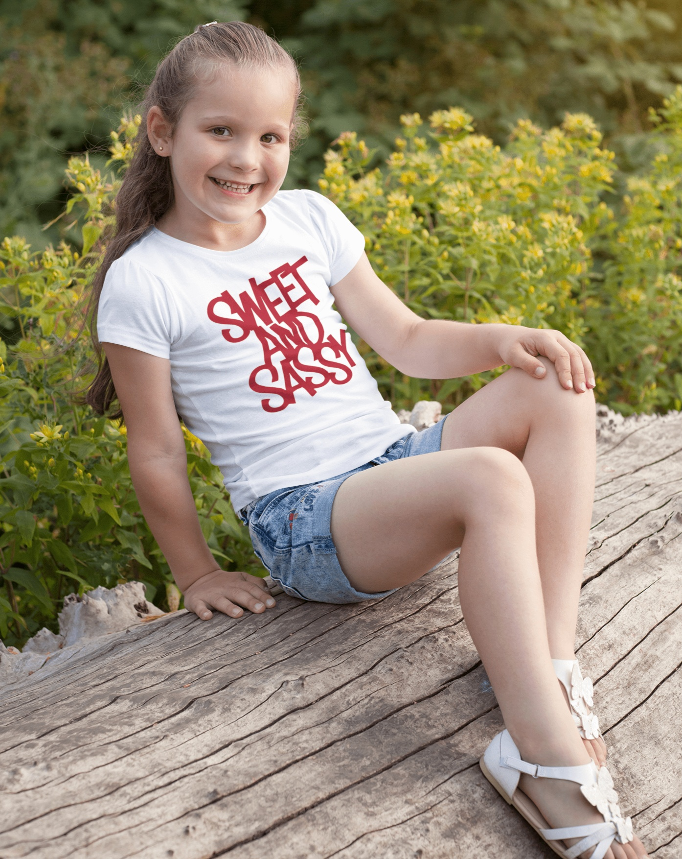 Purple LadyBug Decor shirts Sweet and Sassy Girls T-Shirt