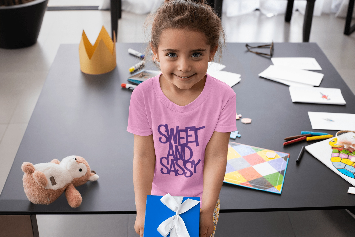 Purple LadyBug Decor shirts Sweet and Sassy Girls T-Shirt