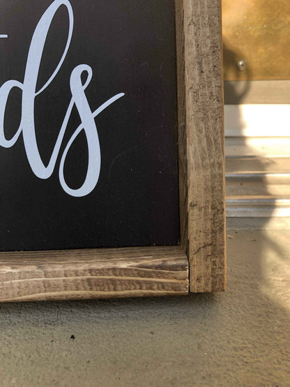 Purple LadyBug Decor Sign Mr and Mrs Est Sign for Weddings | Handmade Wood Sign