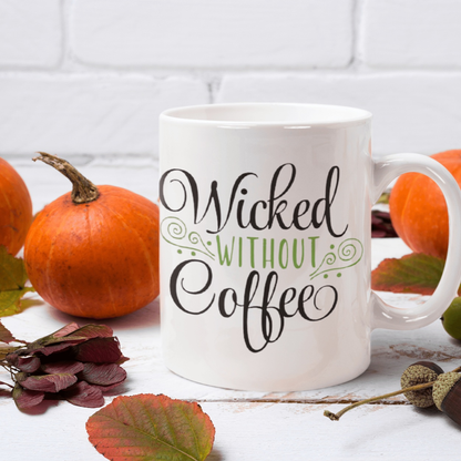 Purple LadyBug Decor Wicked without Coffee Ceramic Mug